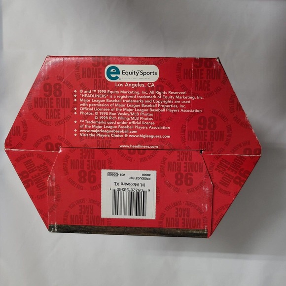 Headliners XL MARK MCGWIRE 70 Home Runs Bobblehead Commemorative Figure 1998 MLB - Picture 4 of 8